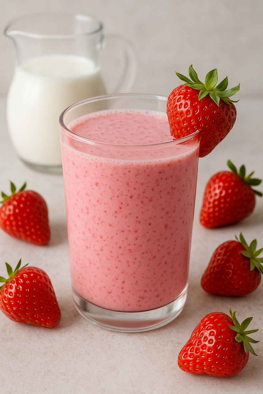 Smoothie z kefíru a jahod